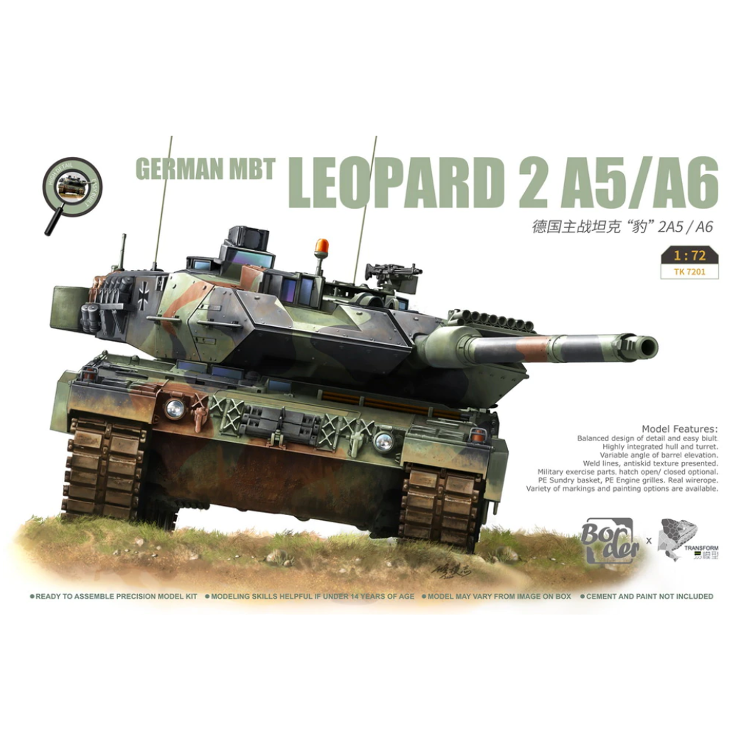TK7201 Border Model 1/72 Танк Leopard 2A5/A6