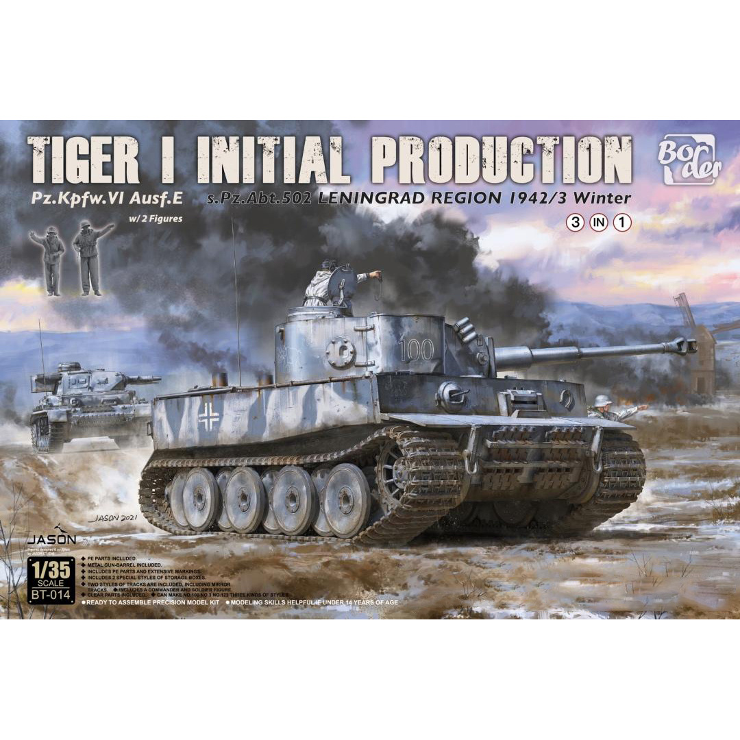 BT-014 Border Model 1/35 Танк Tiger I Initial Production