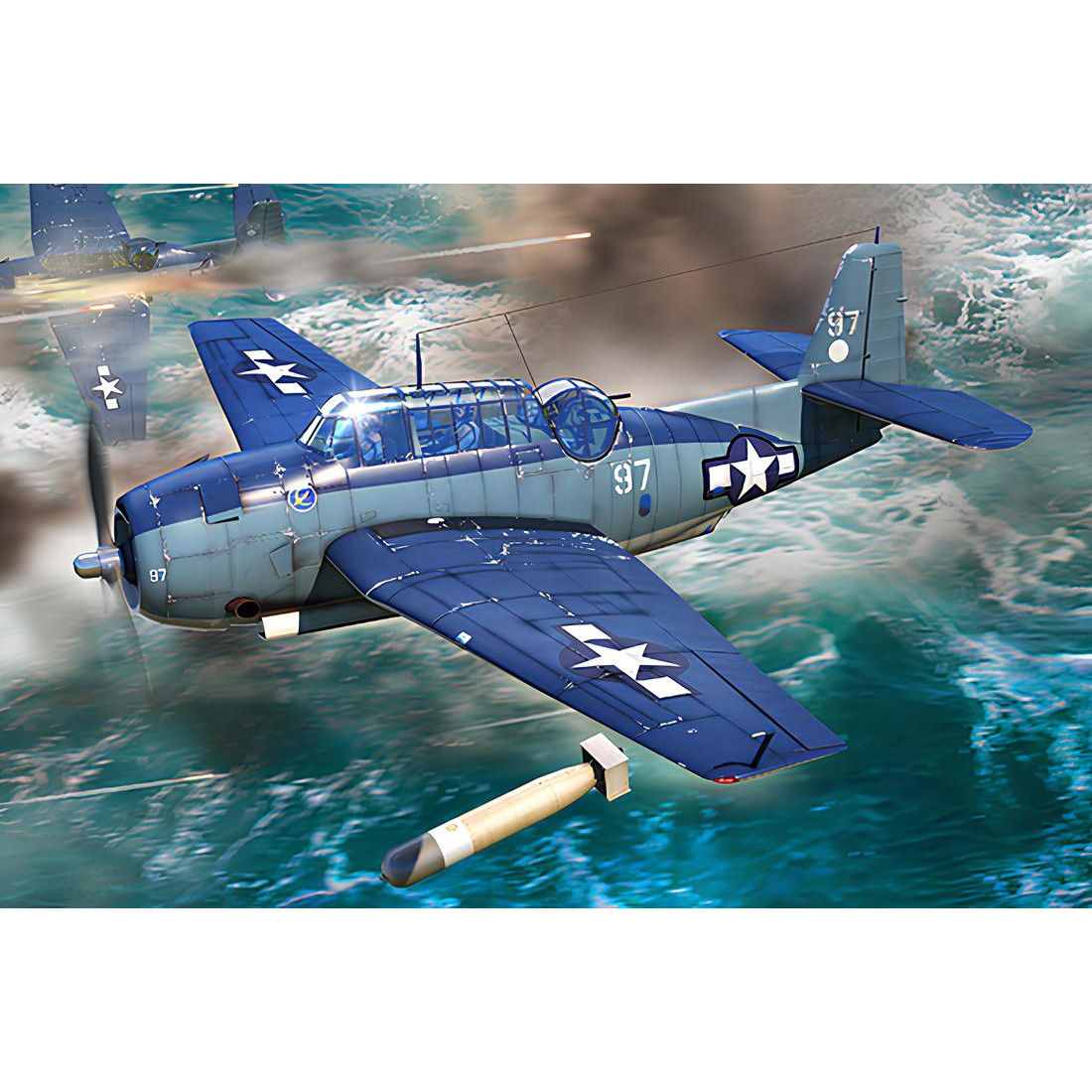 87275 Hobbyboss 1/72 Американский торпедоносец-бомбардировщик TBF-1C Avenger