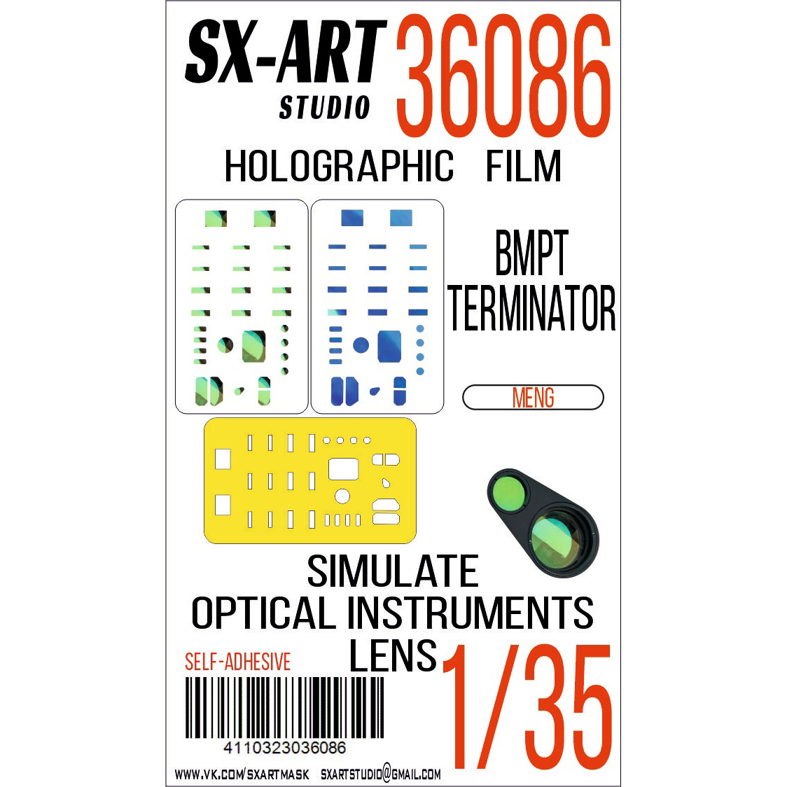 36086 SX-Art 1/35 Имитация смотровых приборов BMPT 