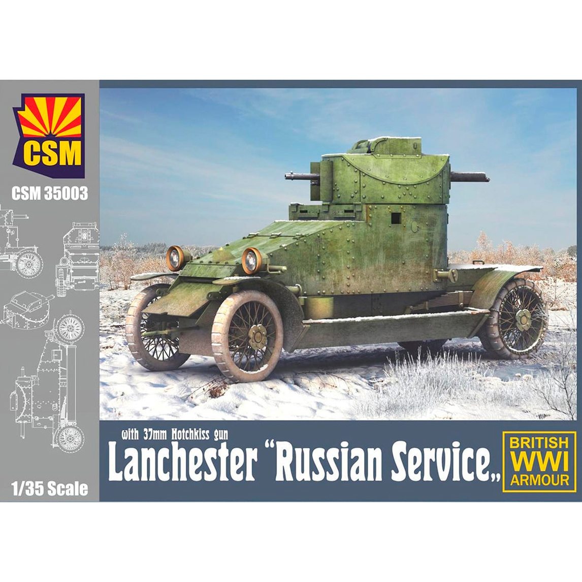 CSM35003 Copper State Models 1/35 Бронированный автомобиль 
