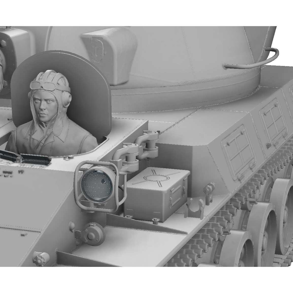 FL35010 GE Models 1/35 Механик-водитель 60-х годов
