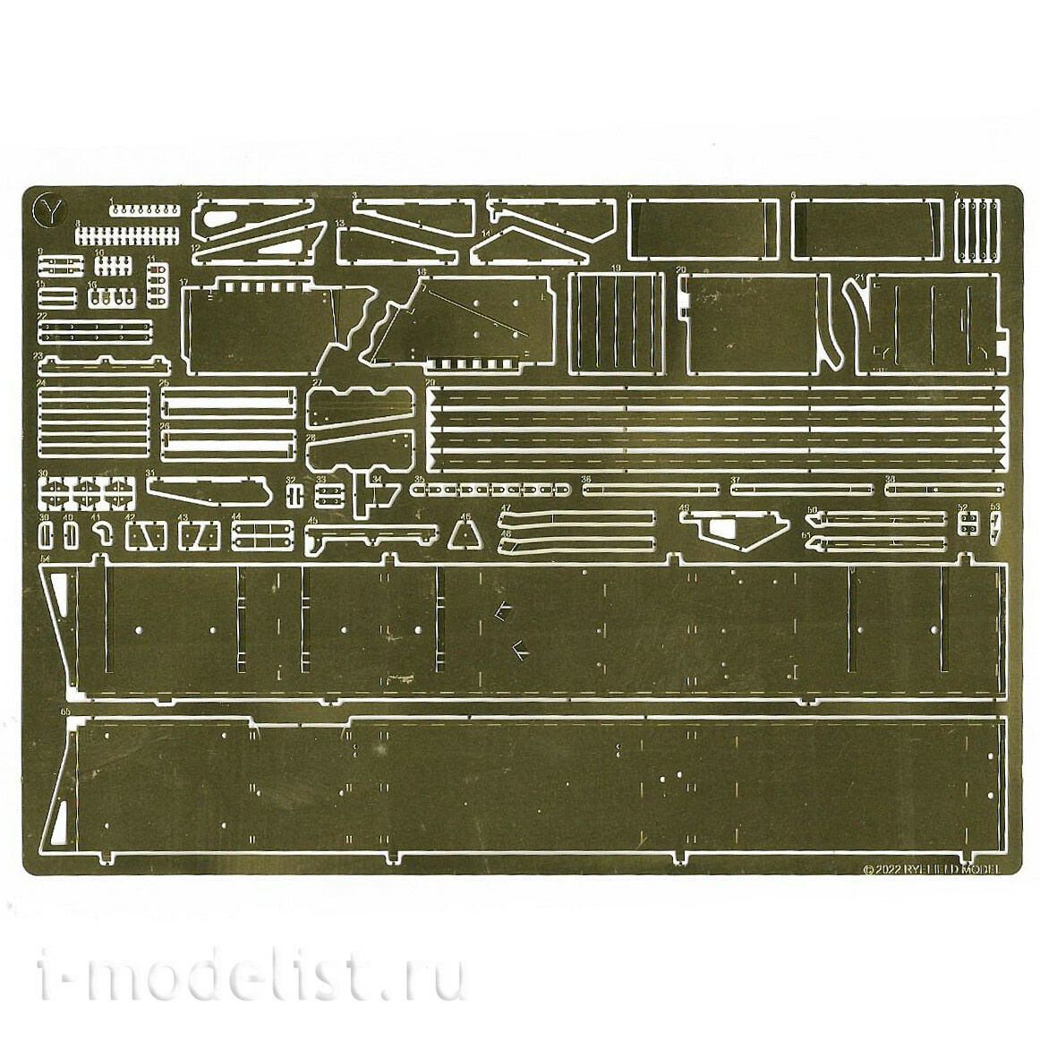 RM-2056 Rye Field Model 1/35 Набор деталировки для танка Т-55А, крылья