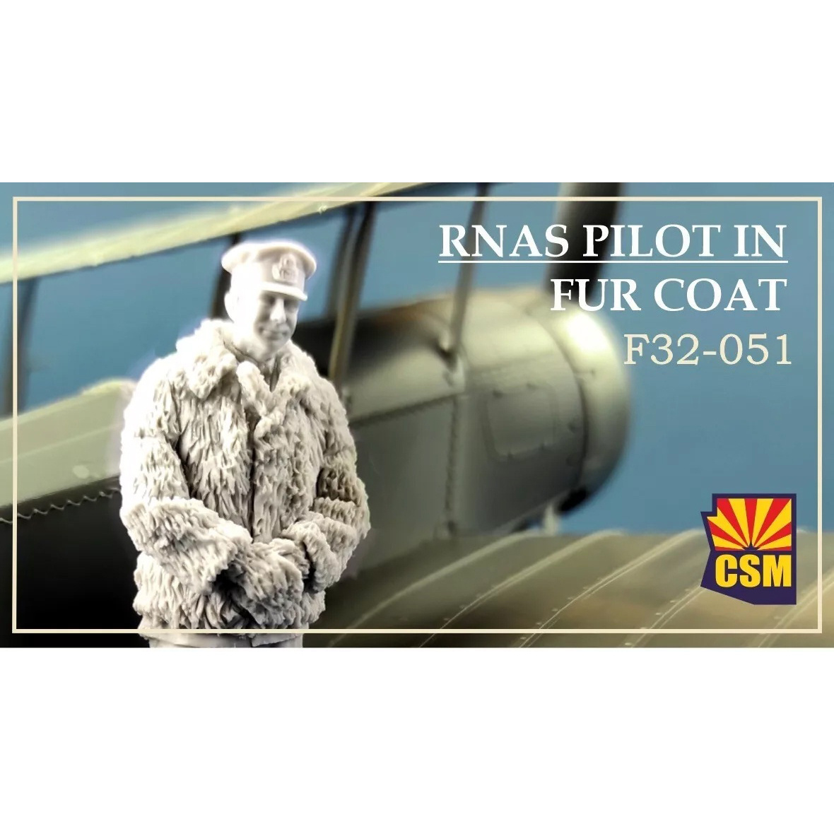 F32-051 Copper State Models 1/32 Пилот RNAS в меховой шубе