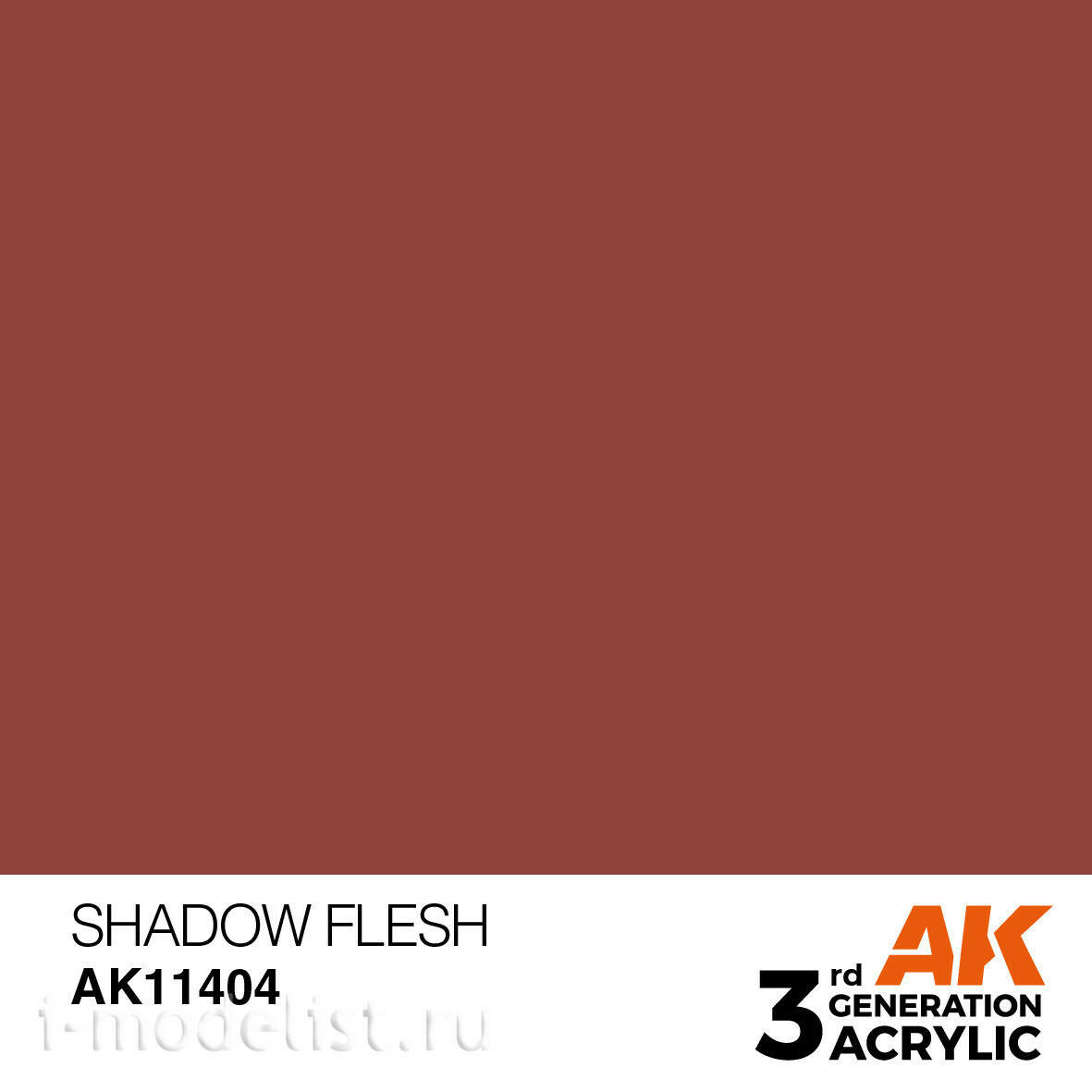 AK11404 AK Interactive Краска акриловая SHADOW FLESH – FIGURES 17 мл / ТЕМНЫЙ ТЕЛЕСНЫЙ