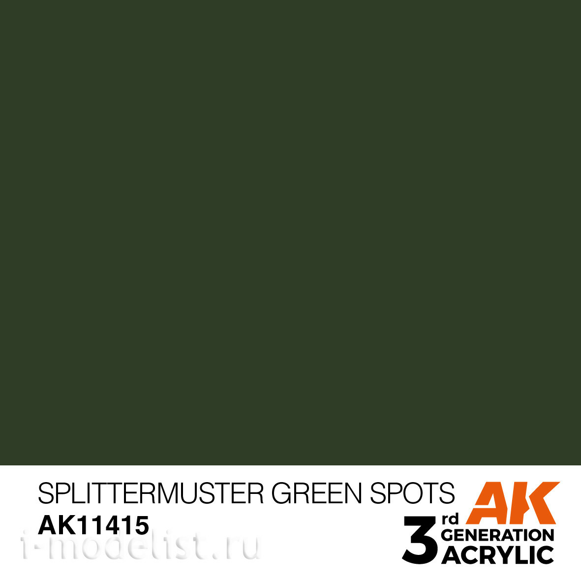 AK11415 AK Interactive Краска акриловая SPLITTERMUSTER GREEN SPOTS – FIGURES 17 мл