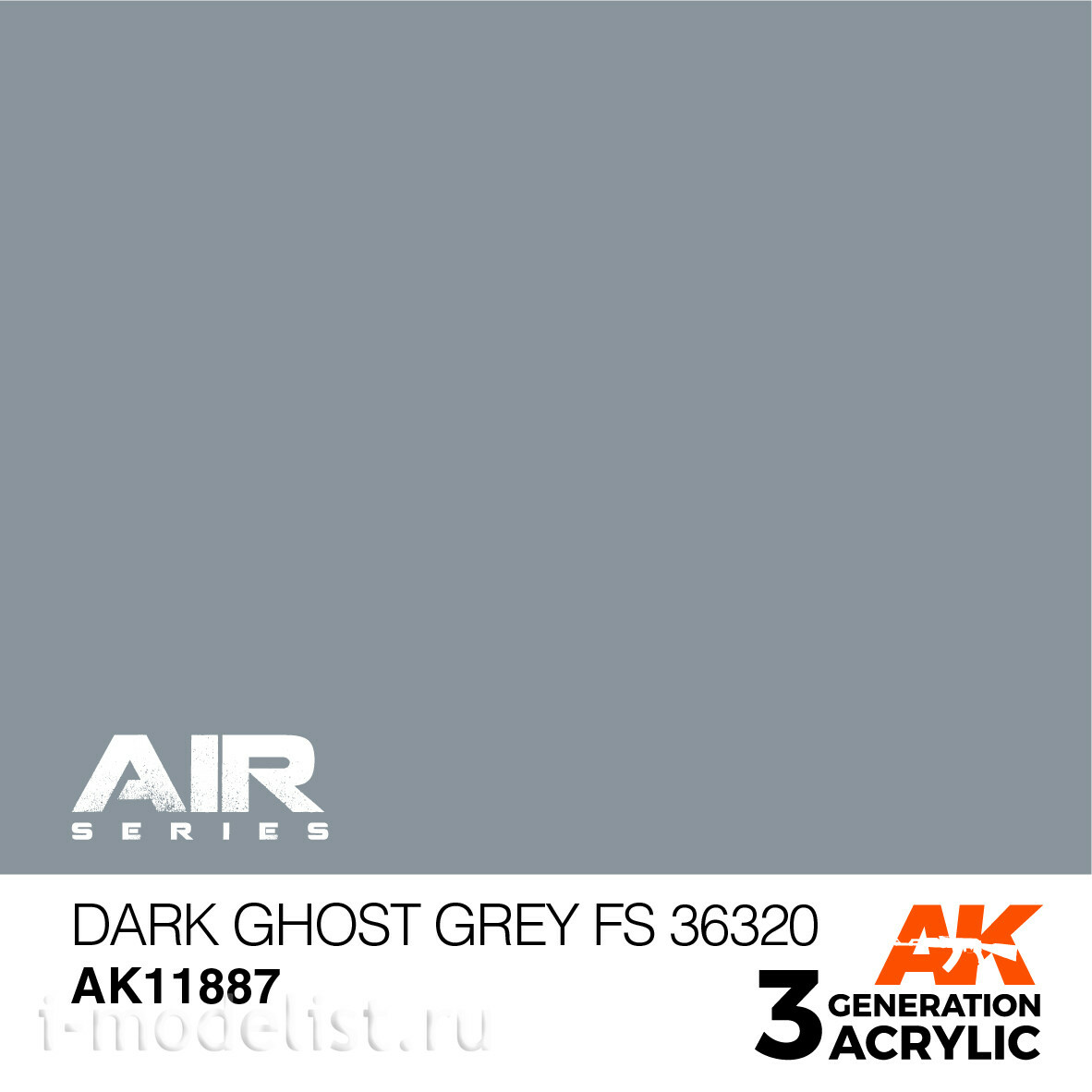 AK11887 AK Interactive Краска акриловая DARK GHOST GREY FS 36320