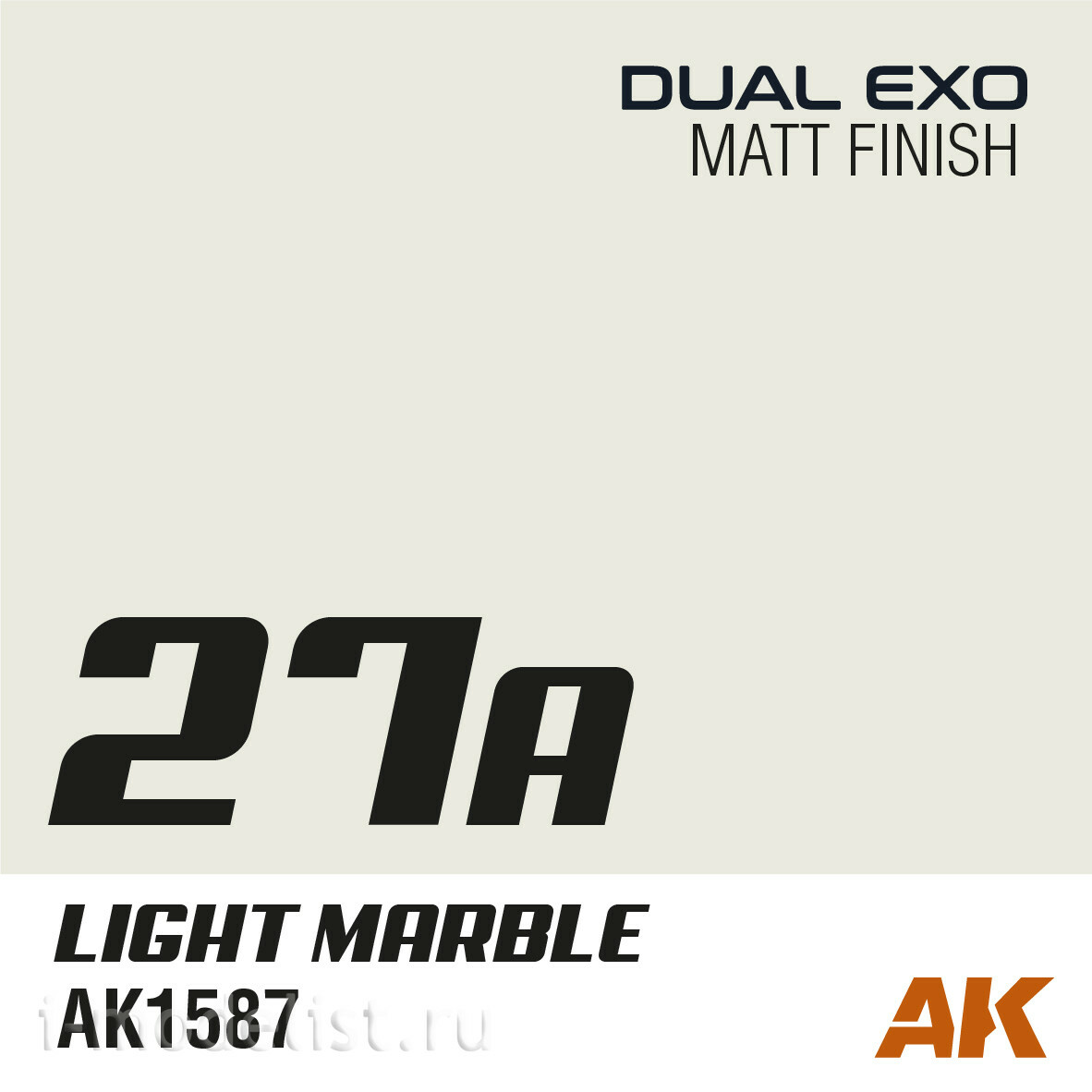 AK1586 AK Interactive Набор красок Dual Exo - 27A светлый мрамор & 27B тёмный мрамор