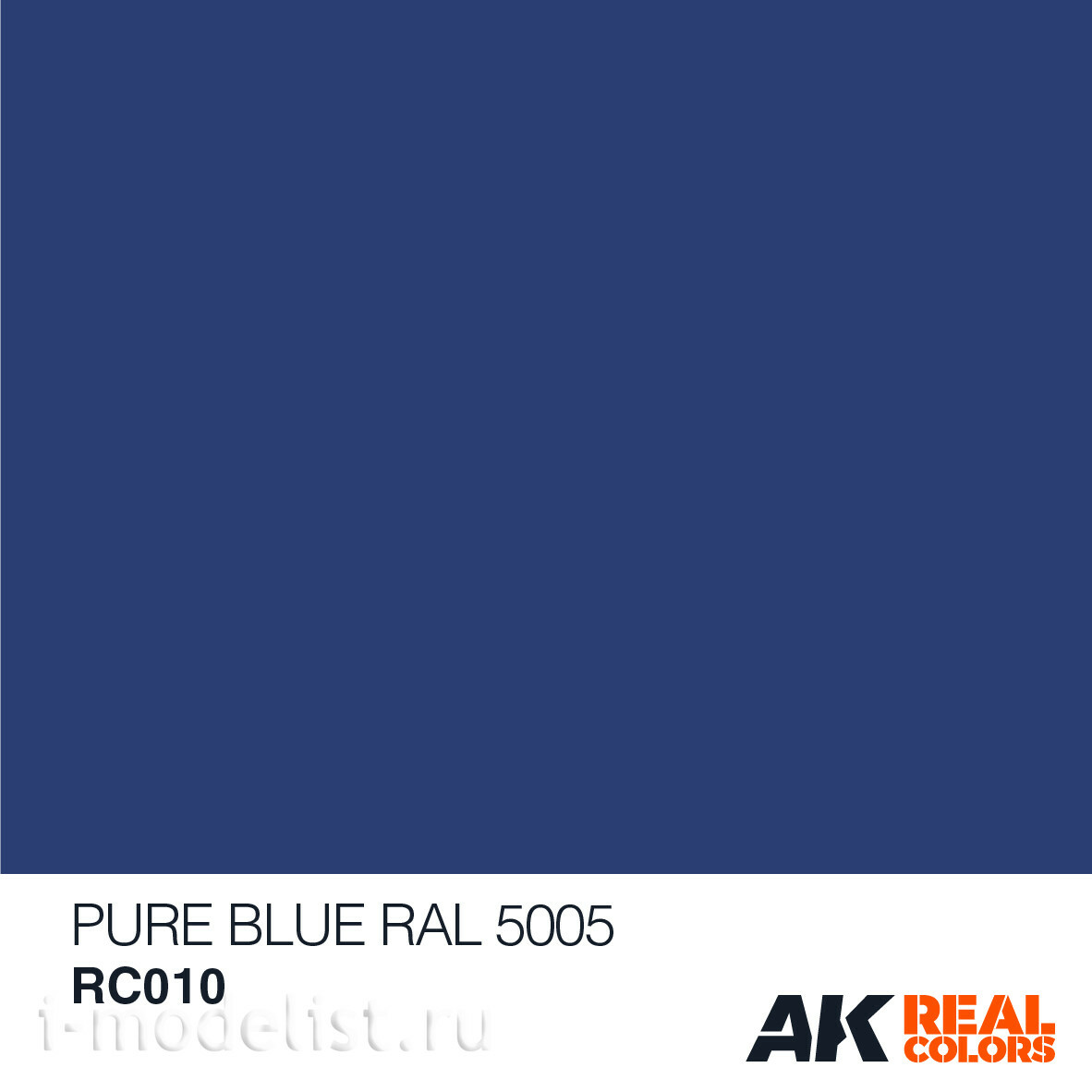 RC010 AK Interactive Краска акриловая Pure Blue (синий) 10ml