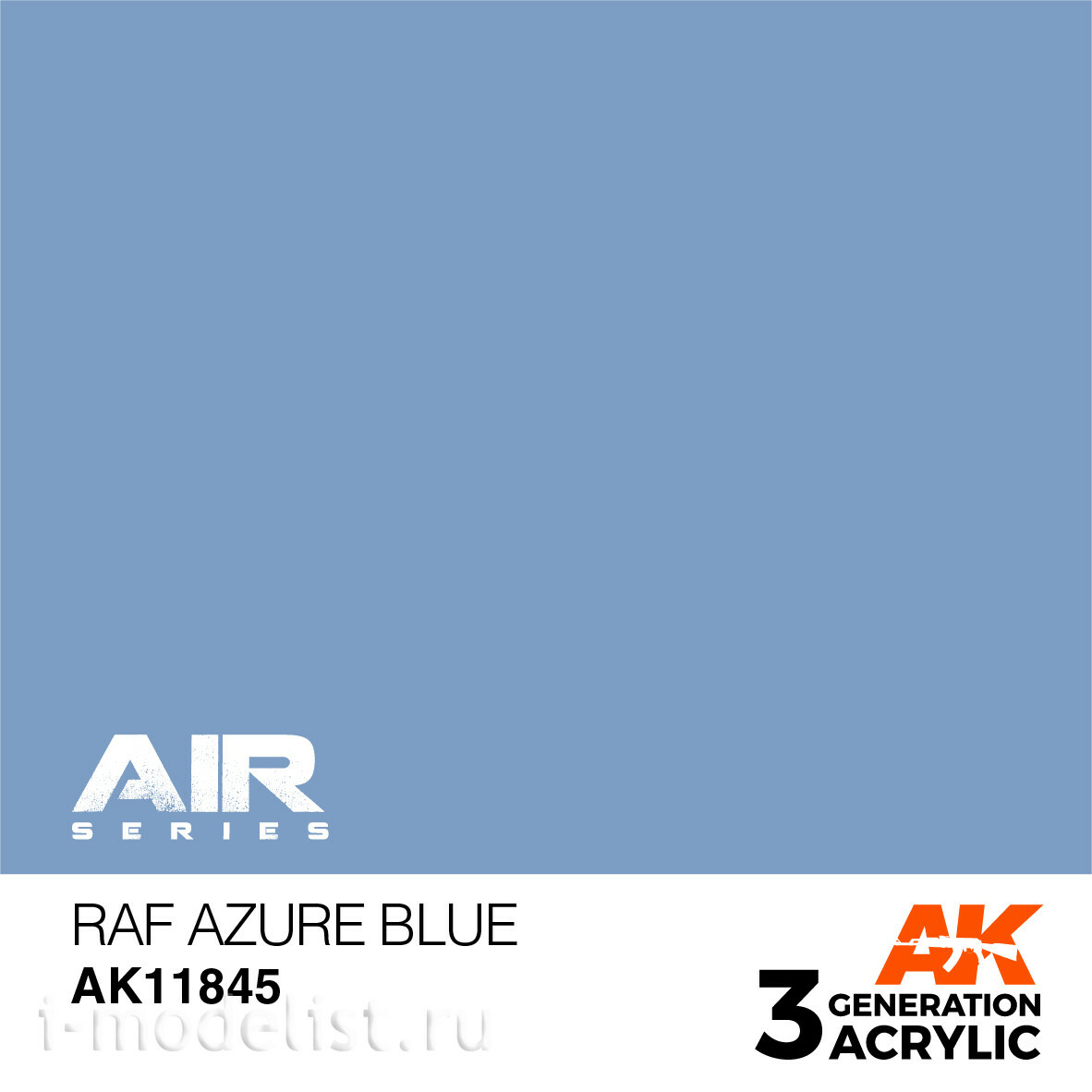 AK11845 AK Interactive Краска акриловая RAF AZURE BLUE / лазурно-голубой