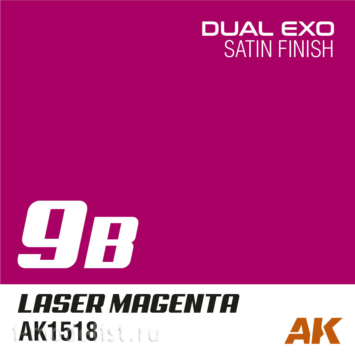 AK1518 AK Interactive Краска Dual Exo 9B - Лазерный пурпурный, 60 мл