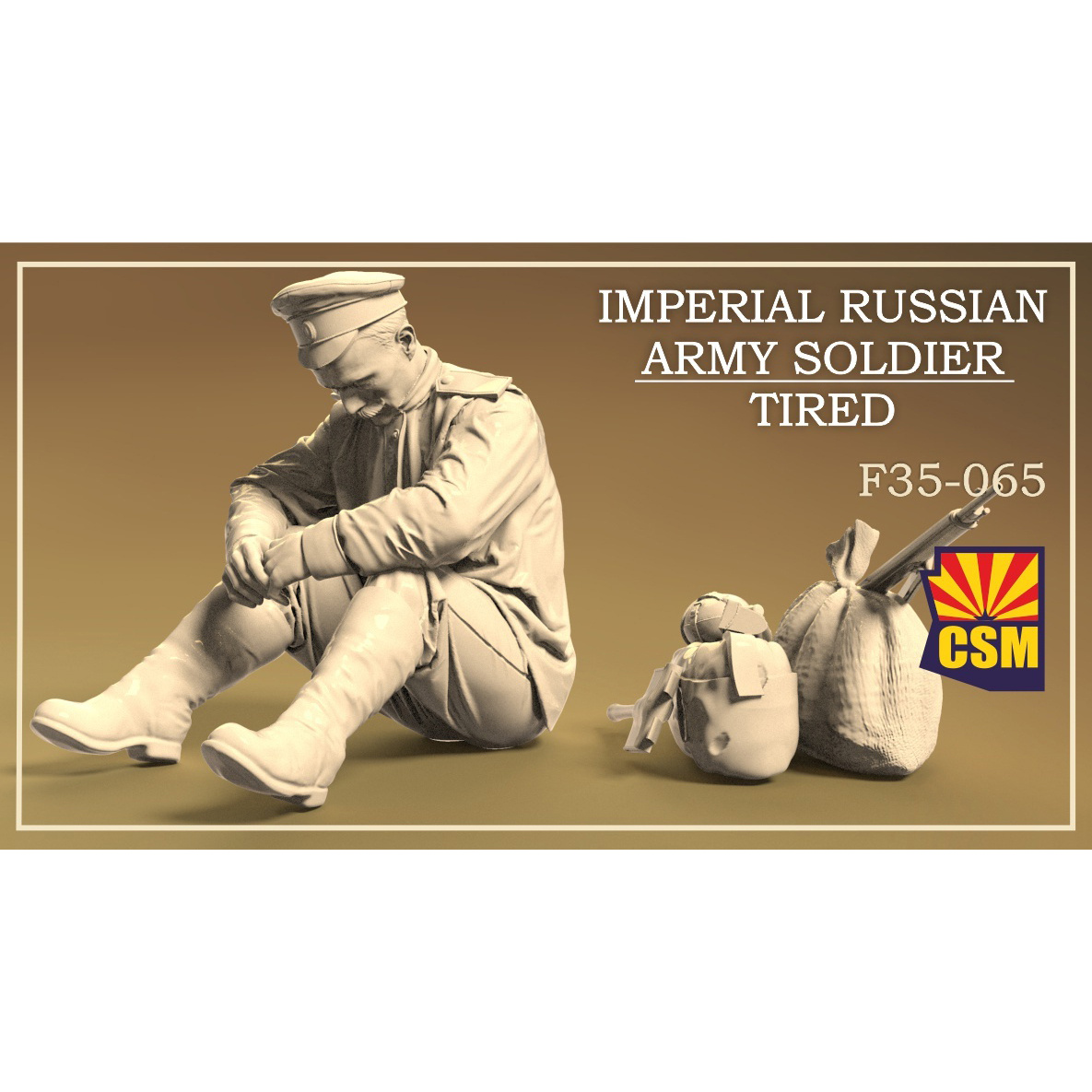 F35-065 Copper State Models 1/35 Уставший солдат Императорской Русской армии