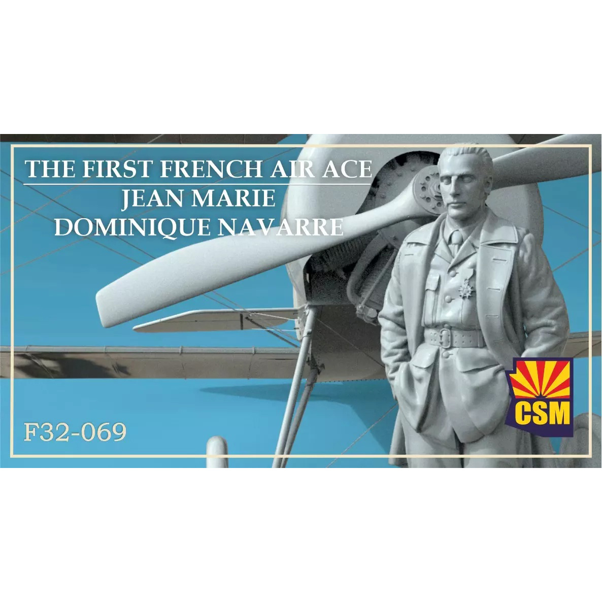 F32-069 Copper State Models 1/32 Первый французский воздушный ас - Жан-Мари Доминик Наварр