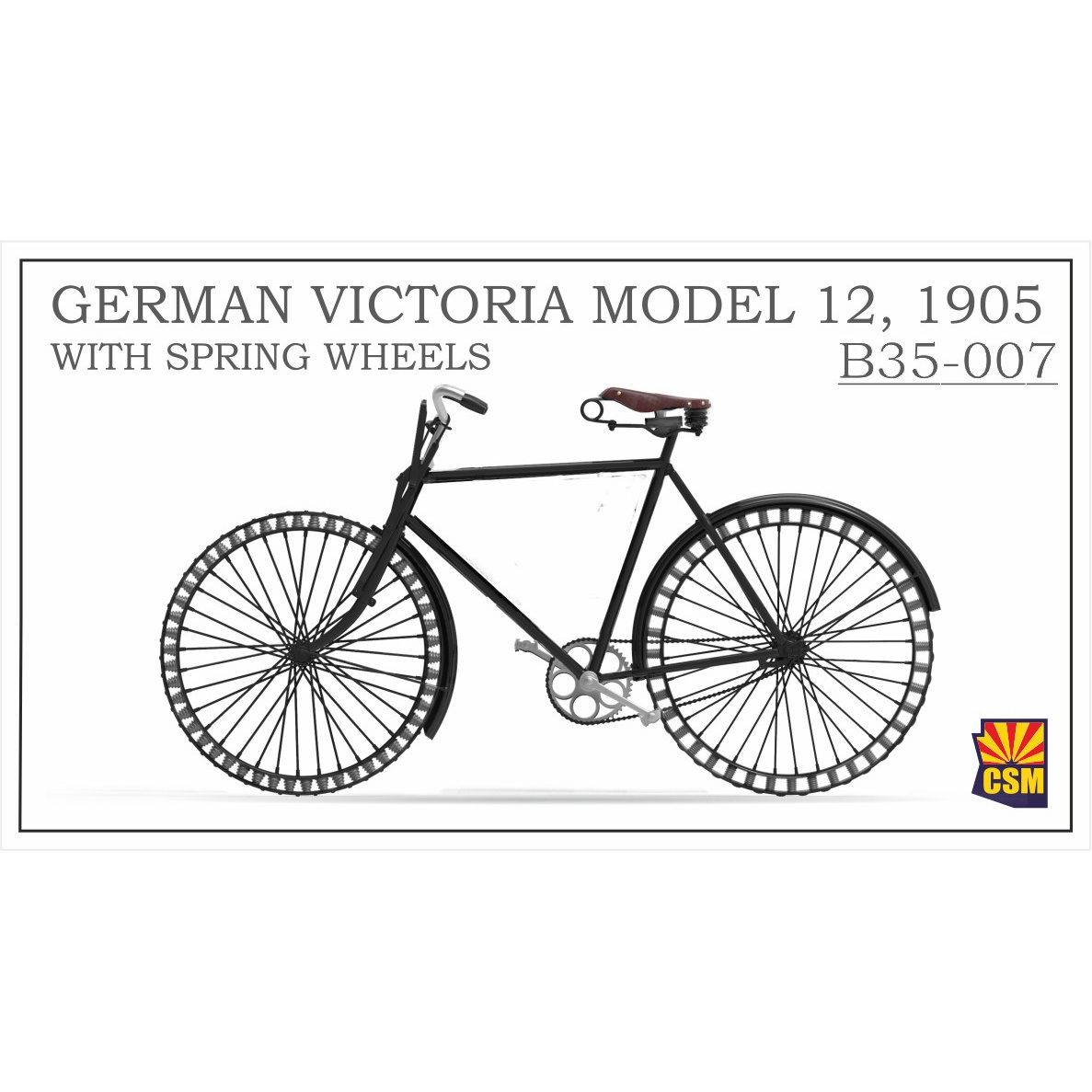 B35-007 Copper State Models 1/35 Немецкий Victoria Model 12, 1905 года, с рессорными колёсами