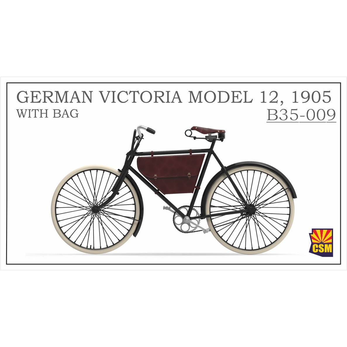 B35-009 Copper State Models 1/35 Немецкий Victoria Model 12, 1905 г., с сумкой