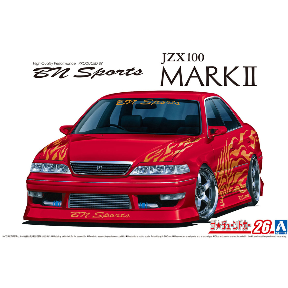 06132 Aoshima 1/24 Автомобиль BN Sports JZX100 Mark II Tourer V '98