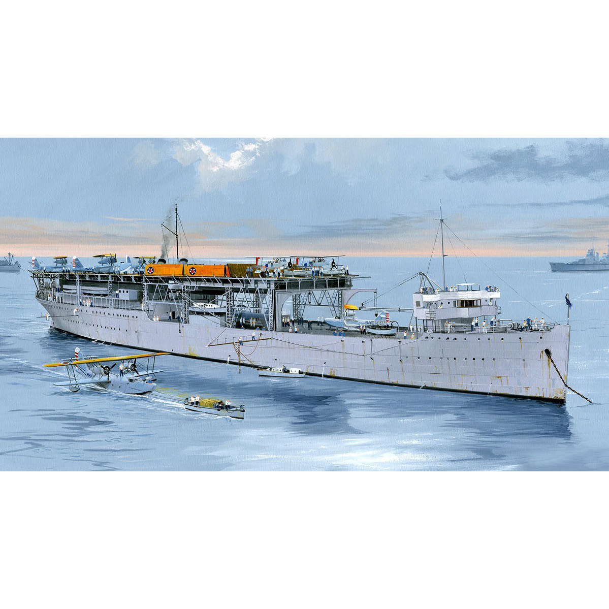 05632 Трубач 1/350 Авианосец USS Langley AV-3