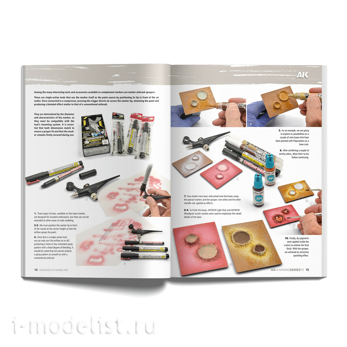 AK546 AK Interactive Книга AK Learning 19: Маркеры в моделизме / Markers In Modeling (Английский язык)