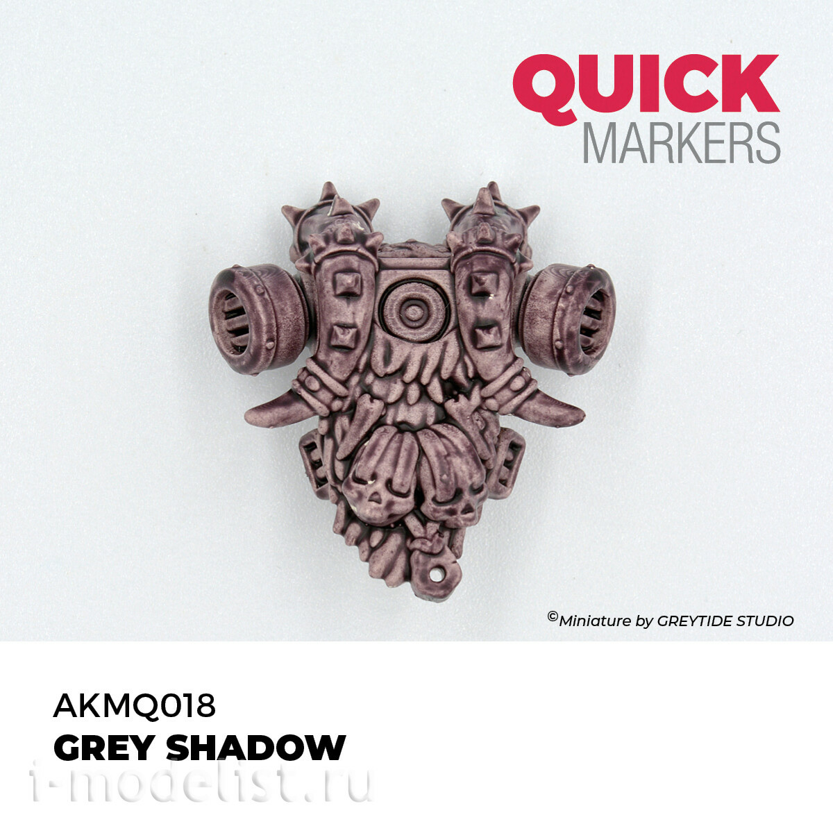 AKMQ018 AK Interactive Маркер QUICK MARKER - Серая тень / Grey Shadow