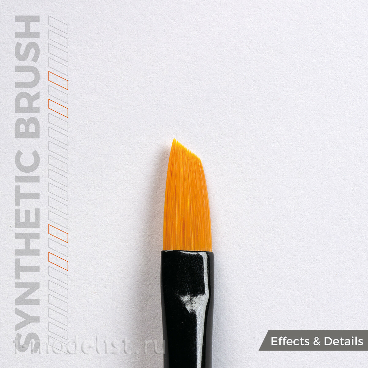 AKB010 AK Interactive Синтетическая кисть - Угловая / AK SYNTHETIC BRUSH – ANGULAR
