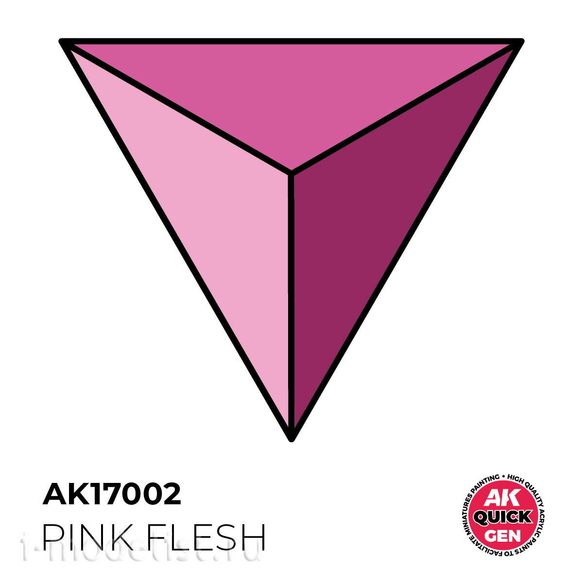 AK17002 AK Interactive Краска акриловая QUICK GEN - Розовая плоть / PINK FLESH