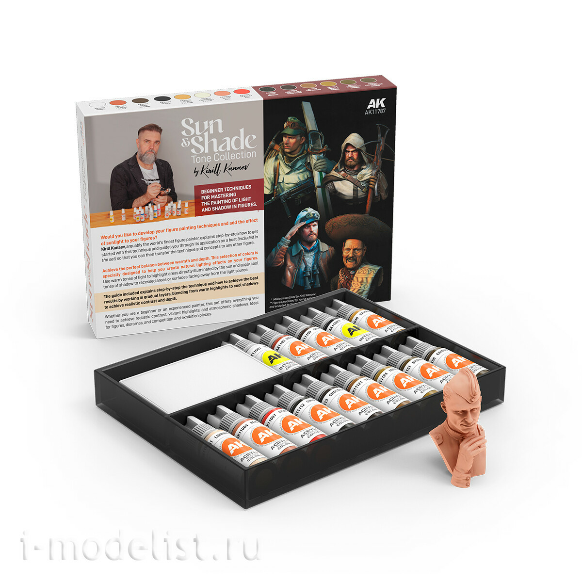 AK11787 AK Interactive Набор красок 3GEN Коллекция солнечных и теневых тонов от Кирилла Канаева / SUN & SHADE TONE COLLECTION BY KIRILL KANAEV