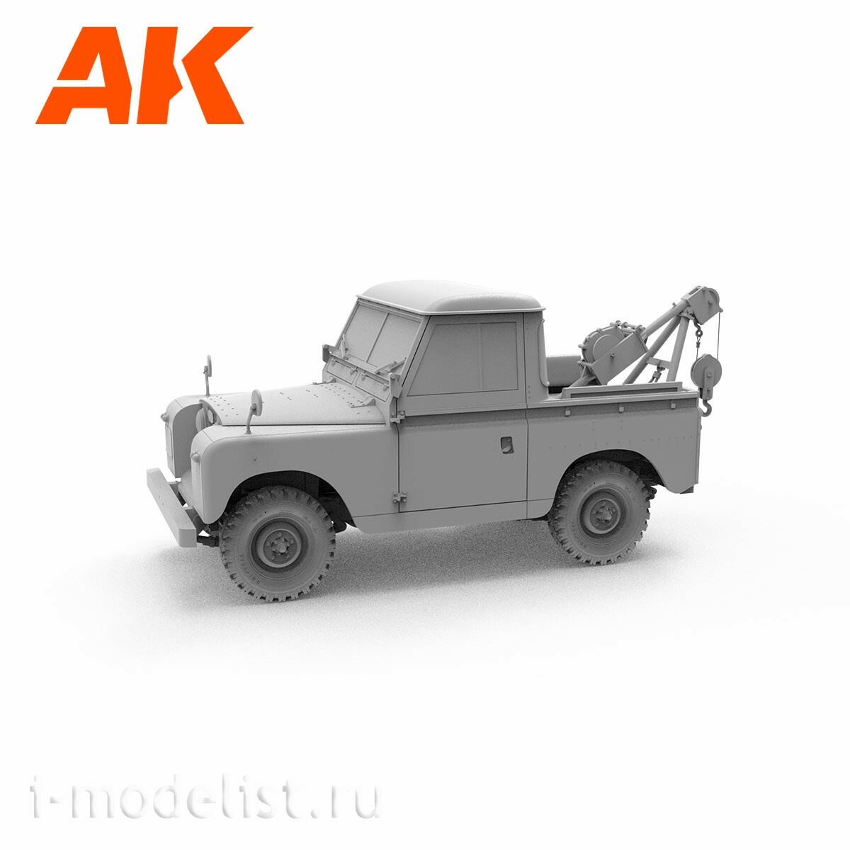 AK35014 AK Interactive 1/35 Внедорожник Land Rover 88 Series IIA Кран-эвакуатор