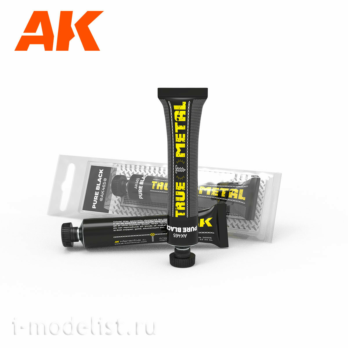 AKКМБ7 AK Interactive Полная коллекция линейки восковых красок TRUE METAL