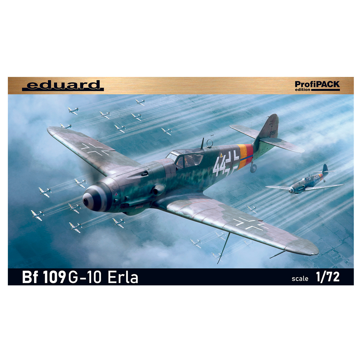 70162 Eduard 1/72 Немецкий истребитель Bf 109G-10 ERLA (ProfiPACK Edition)