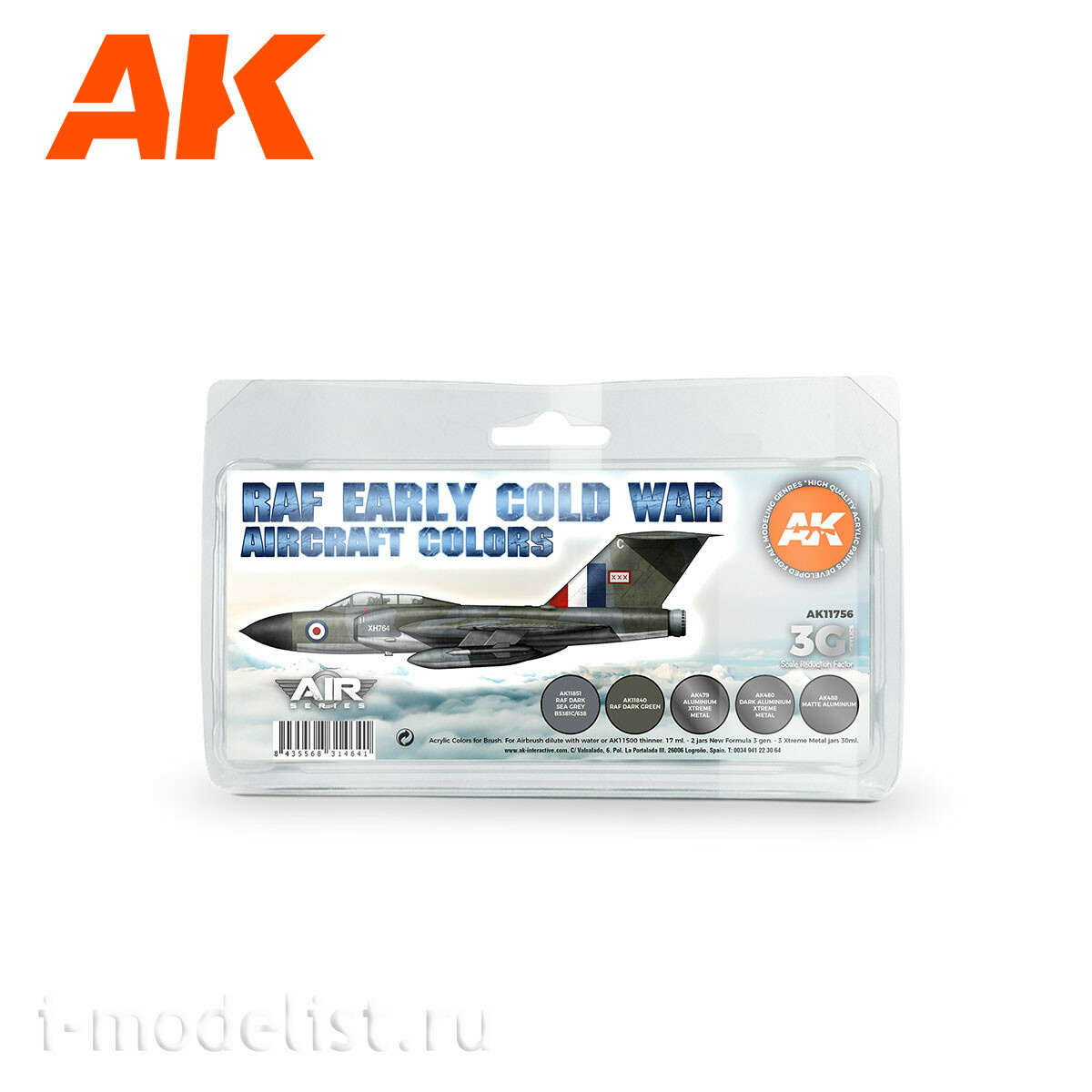 AK11756 AK Interactive Набор акриловых красок 
