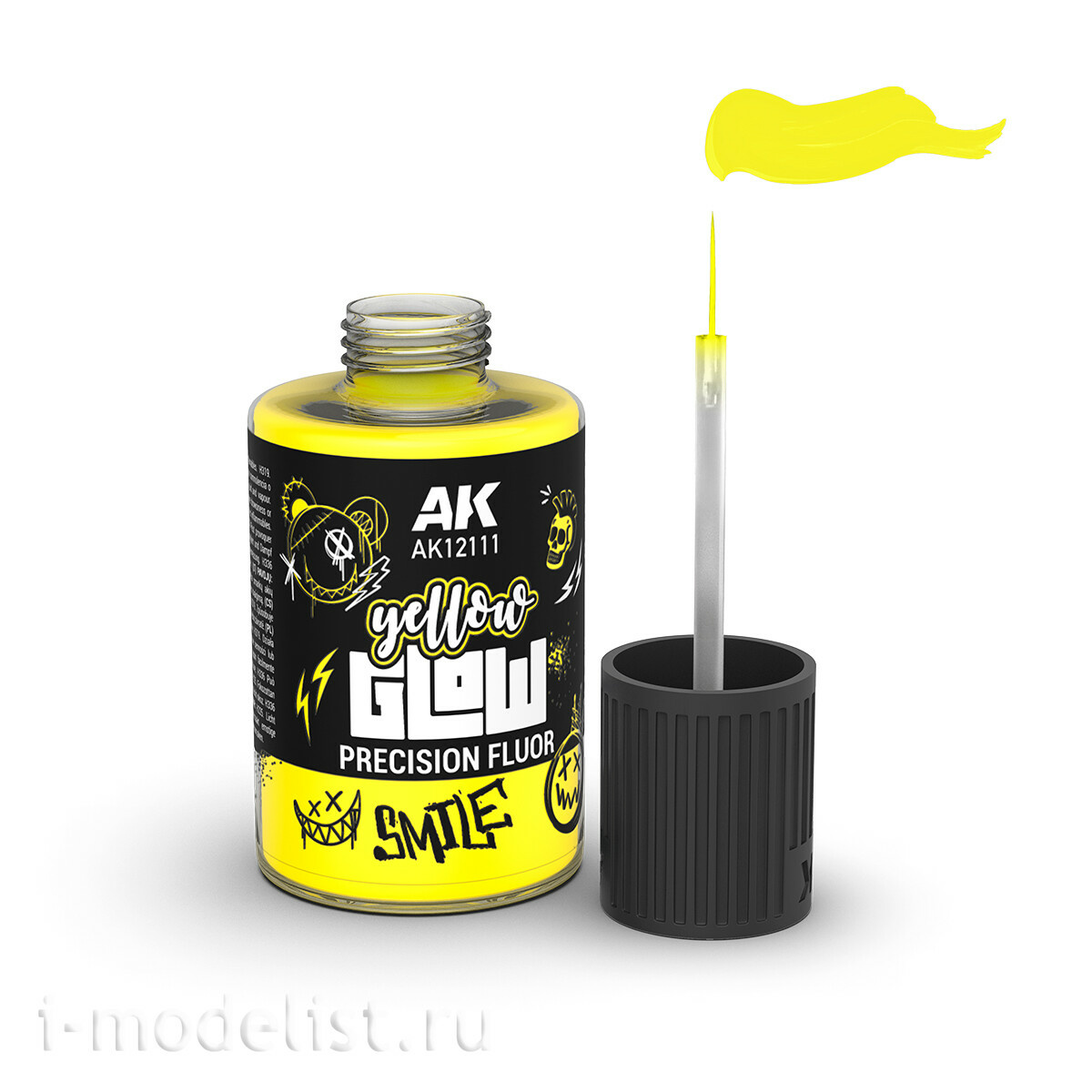 AK12111 AK Interactive Жёлтый флуоресцентный эффект / Yellow Glow Precision Fluor
