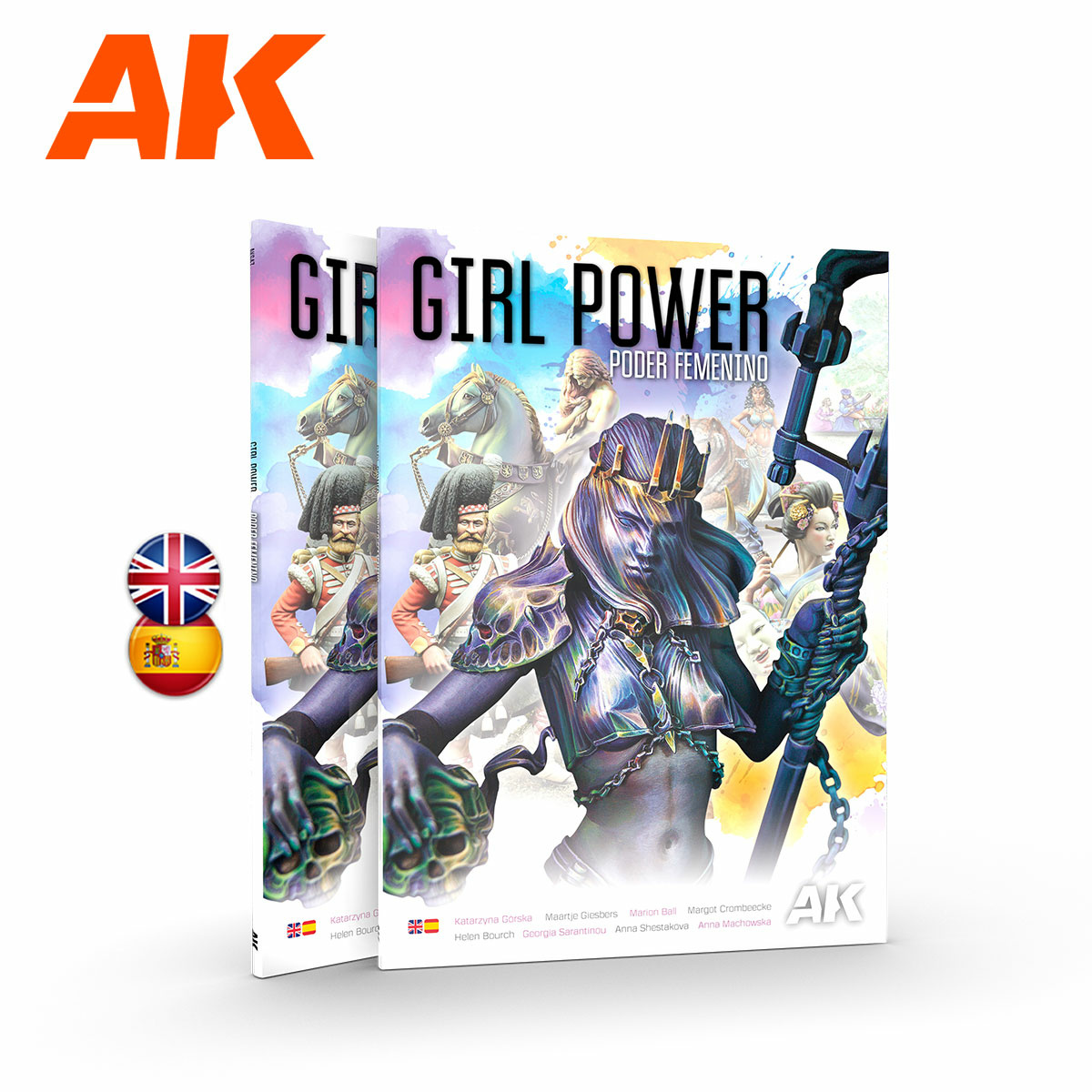 AK647 AK Interactive Книга GIRL POWER / PODER FEMENINO / Женская сила