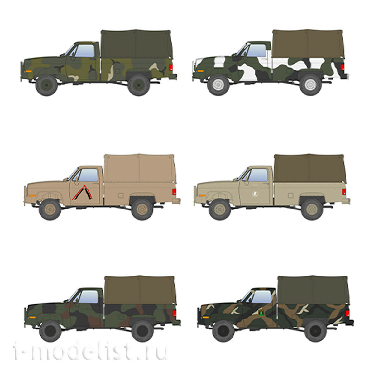 AK35031 AK Interactive 1/35 Грузовой автомобиль M1008 с брезентом / M1008 CARGO CARRIER with Tarp