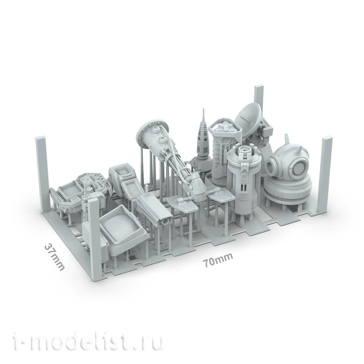 AKBIT0053 AK Interactive 3D-печать BASING BITS Научно-фантастические аксессуары / Sci-fi Props
