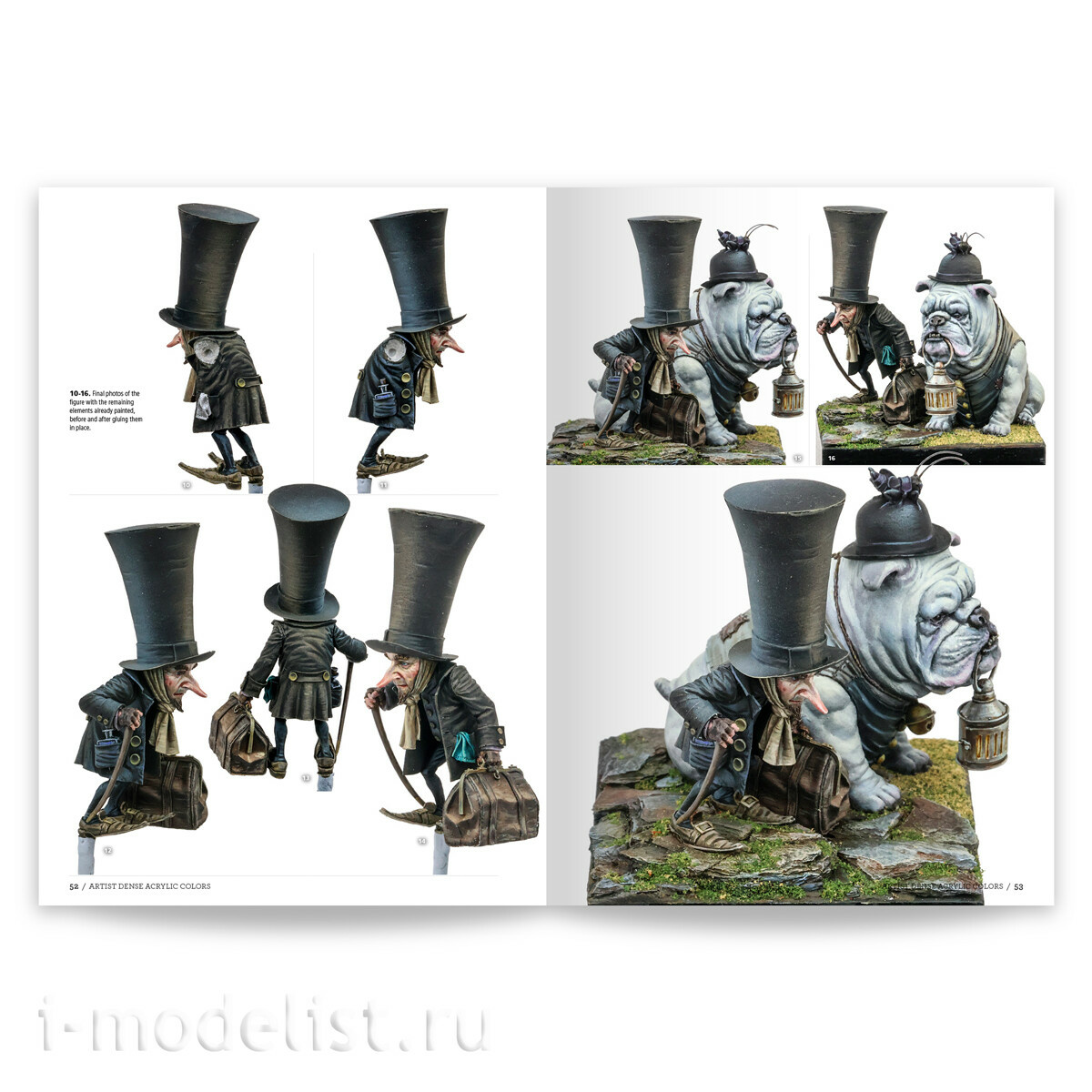AK130040 AK Interactive Книга Практическое руководство по использованию густых художественных акриловых красок / Artist Dense Acrylic Color – Practical User Guide By Julio Cabos