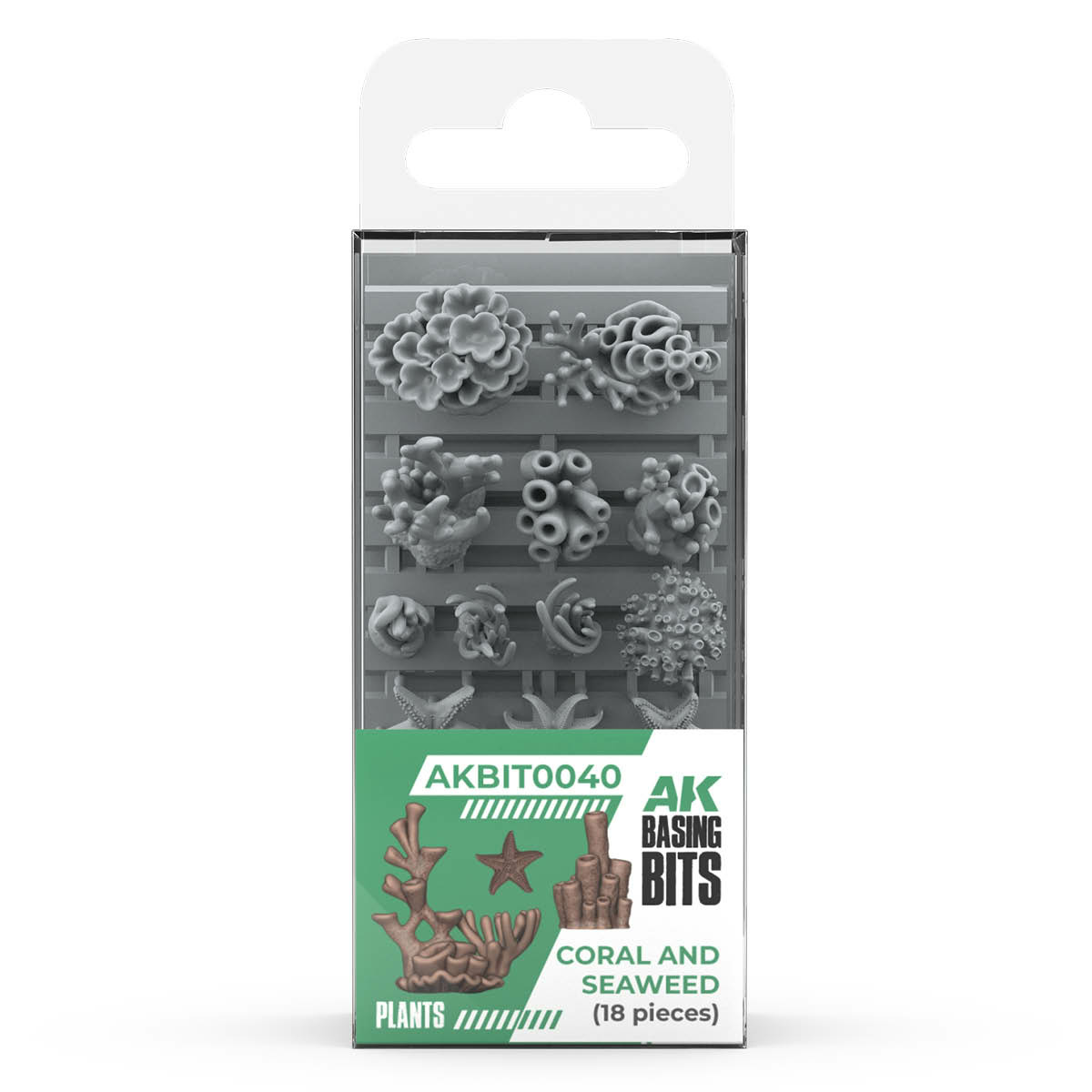 AKBIT0040 AK Interactive 3D-печать BASING BITS Коралл и морские водоросли / Coral and Seaweed
