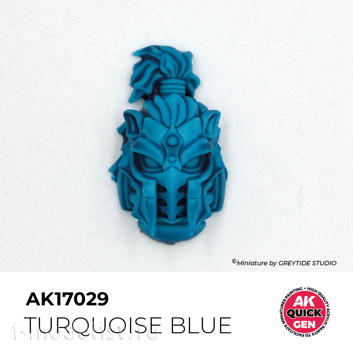 AK17029 AK Interactive Краска акриловая QUICK GEN - Бирюзово-голубой / TURQUOISE BLUE