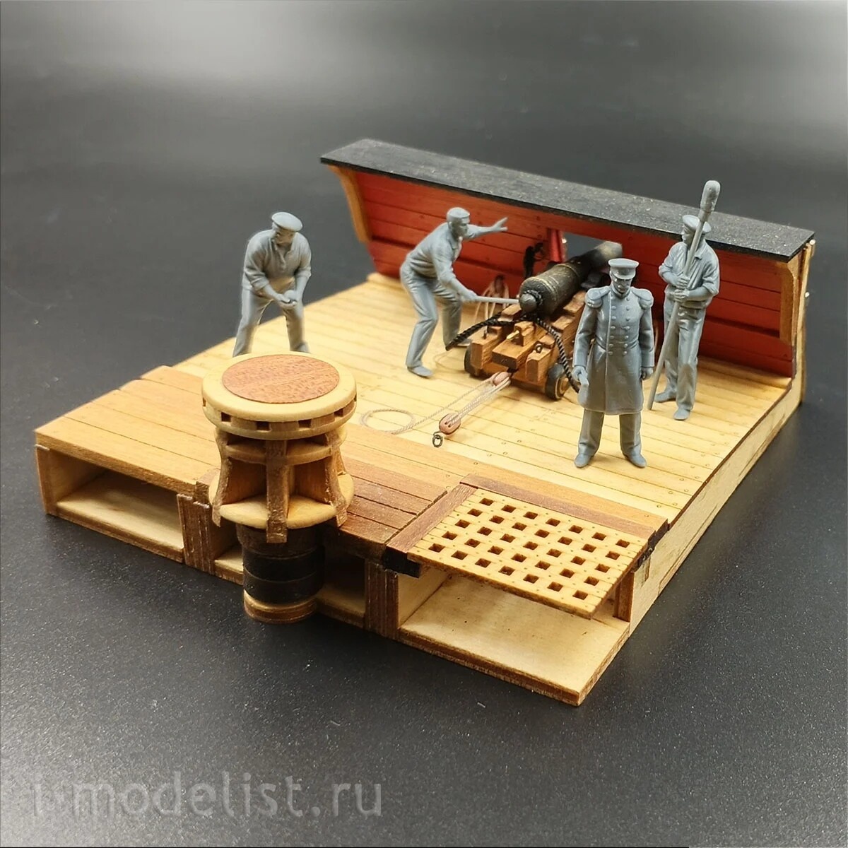 EF48105 Эскадра 1/48  Артиллерийский расчет XIX в. 4 фигурки