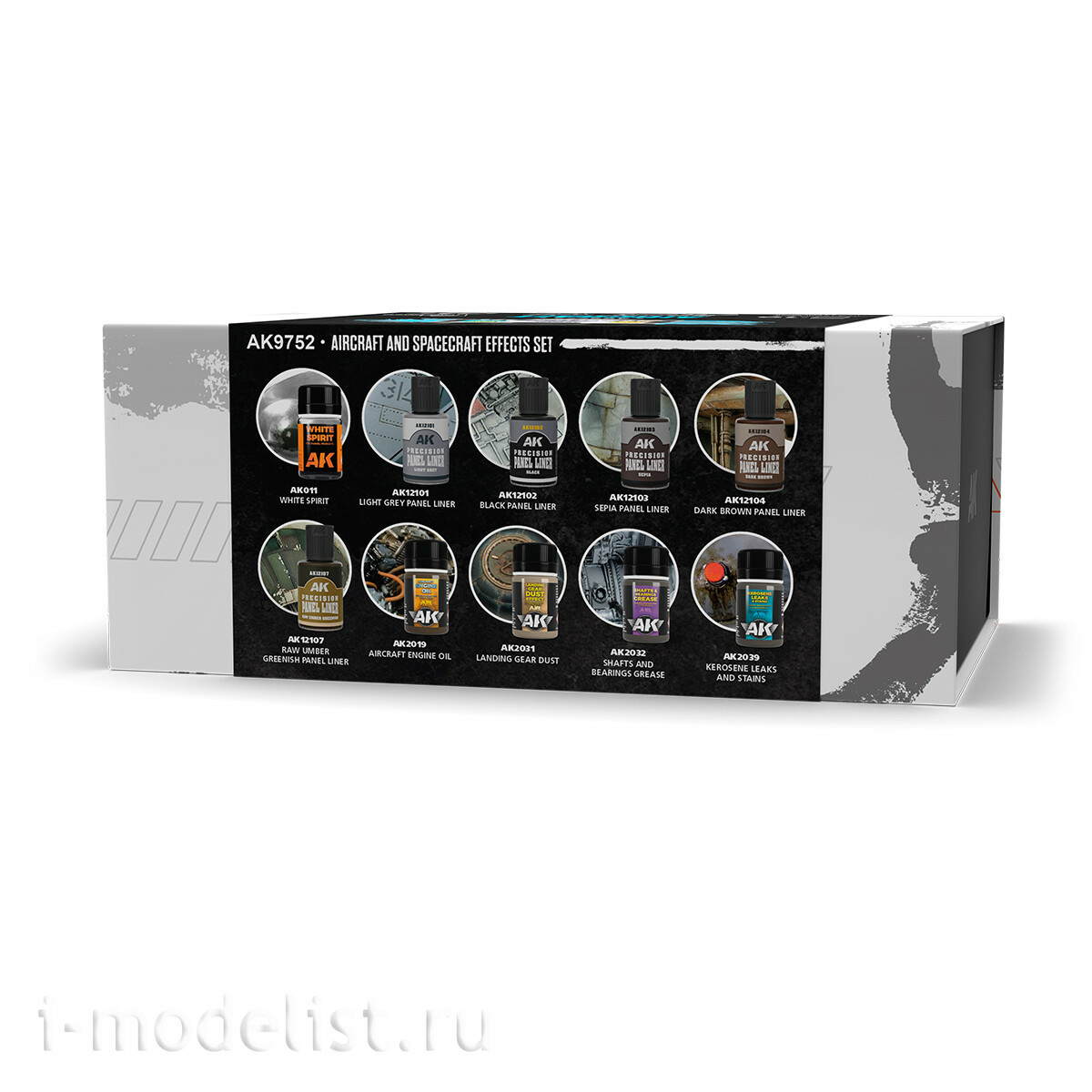 AK9752 AK Interactive Набор для создания эффектов на авиационной и космической технике / Aircraft & Spacecraft Effects Set
