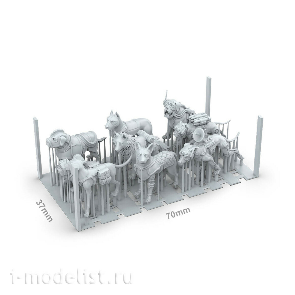 AKBIT0046 AK Interactive 3D-печать BASING BITS Псы войны / War Dogs