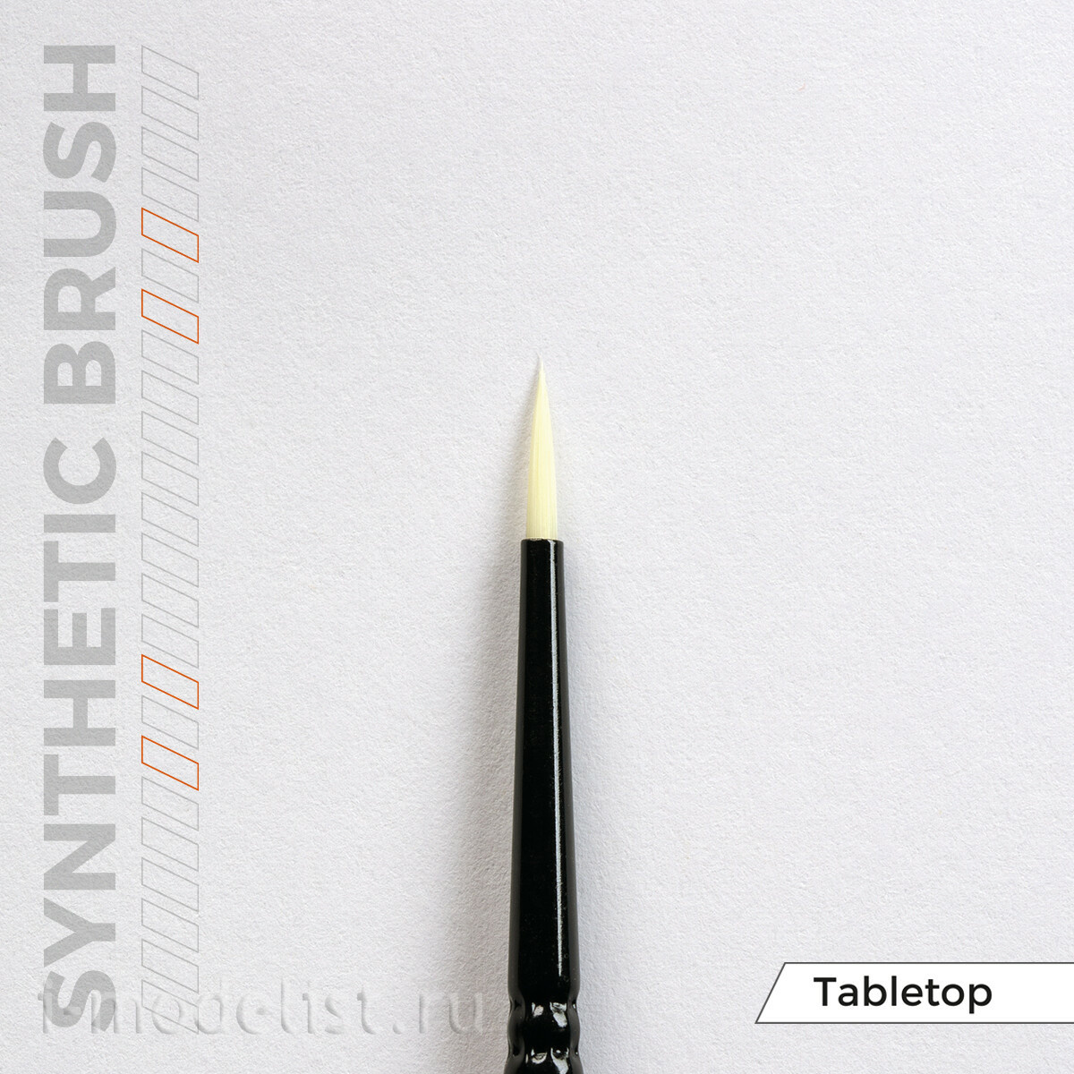 AKB020 AK Interactive Синтетическая Tabletop кисть - 0 / AK SYNTHETIC TABLETOP BRUSH – 0