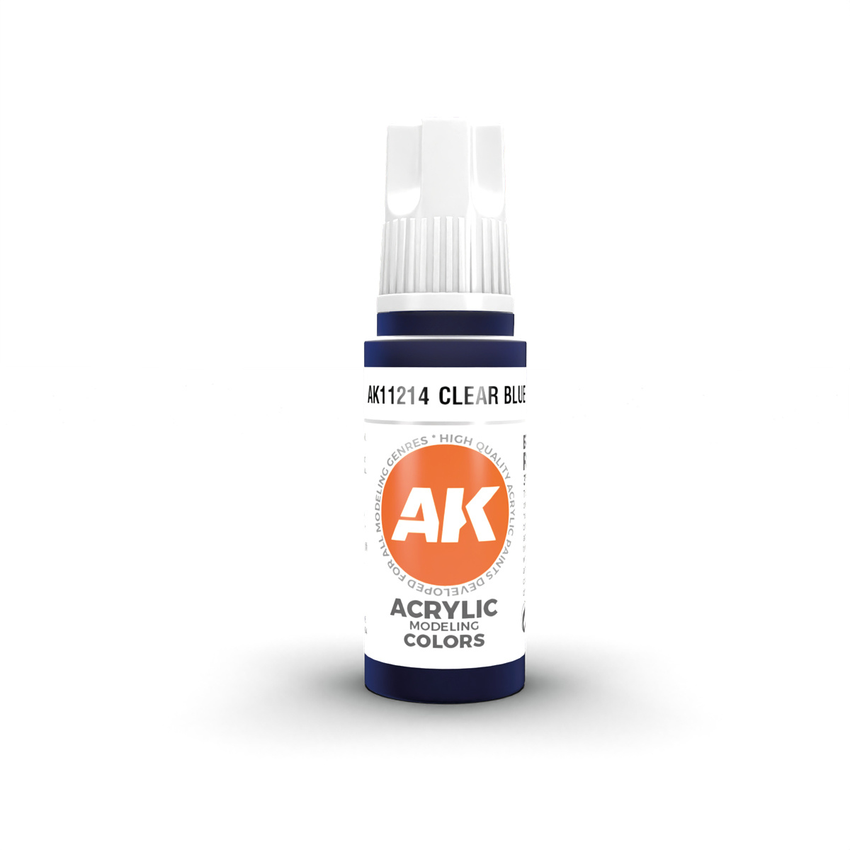 AK11214 AK Interactive Краска акриловая 3GEN Прозрачный синий / CLEAR BLUE – STANDARD