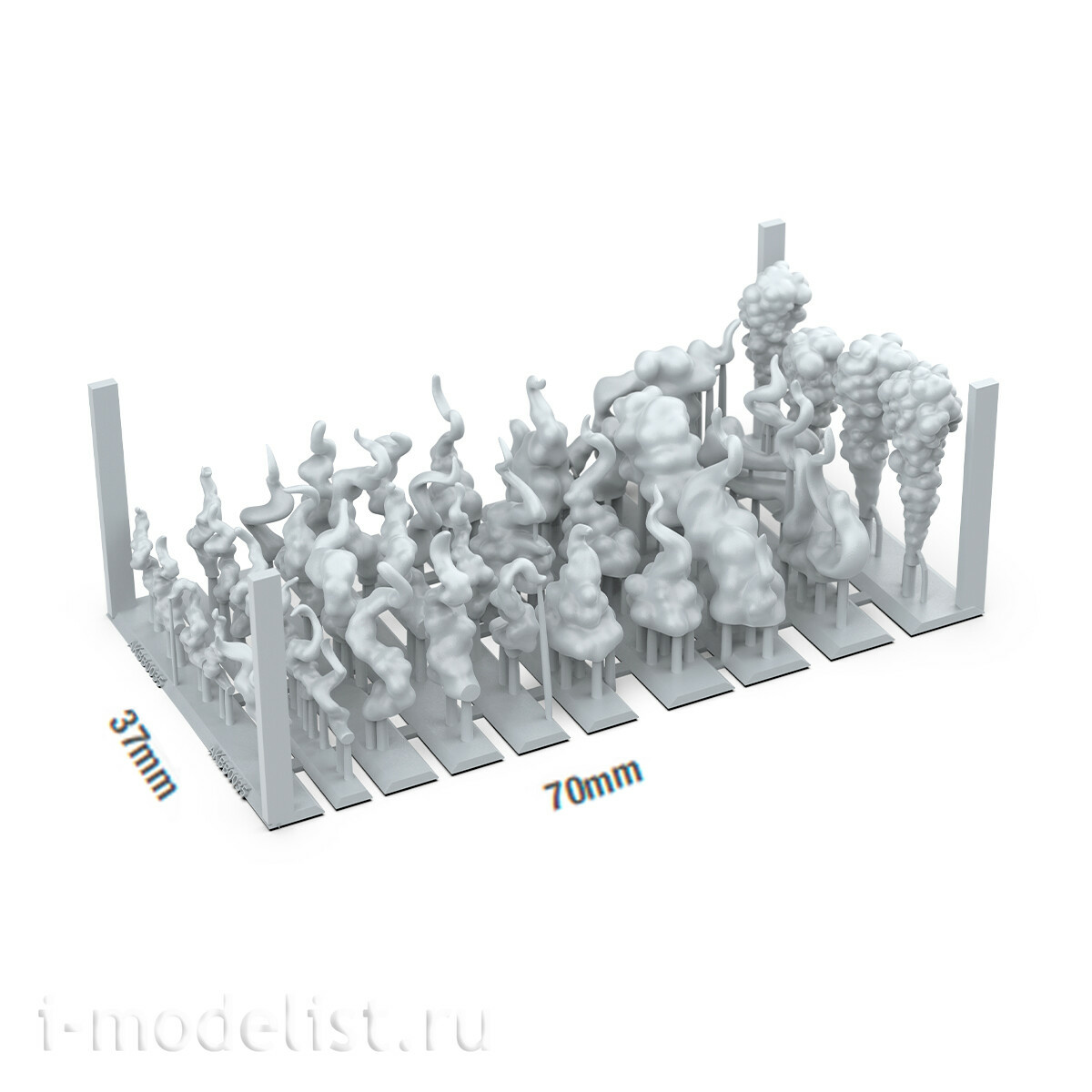 AKBIT0035 AK Interactive 3D-печать BASING Эффекты дыма / Smoke FX
