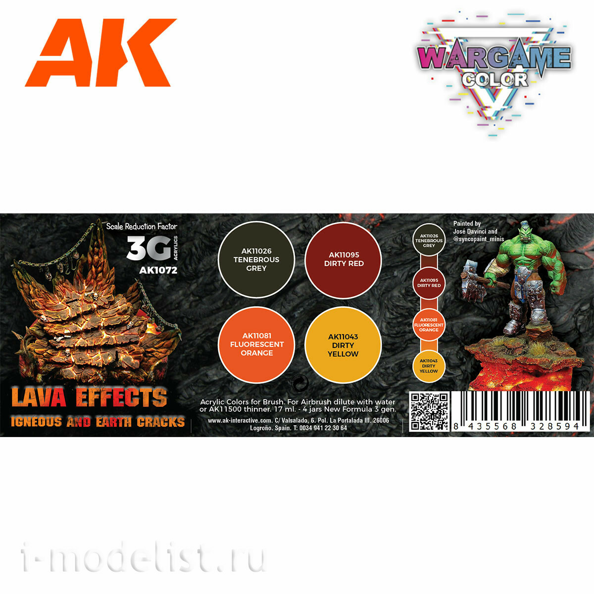 AK1072 AK Interactive Набор акриловых красок 