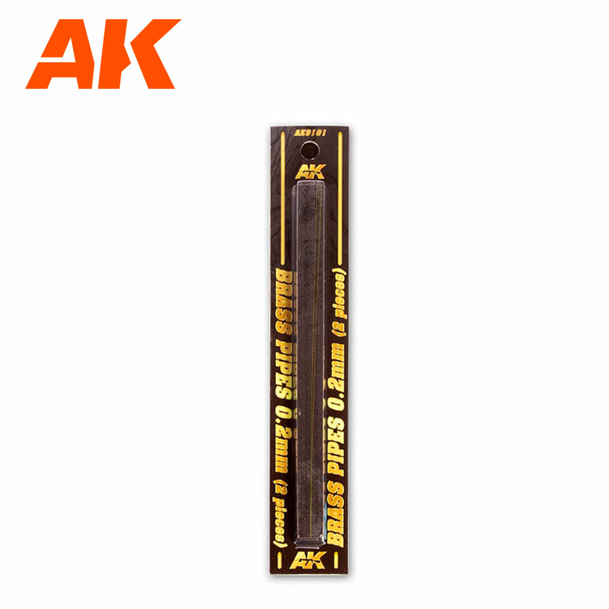 AK9101 AK Interactive Латунные трубки 0,2 мм, 2 шт.