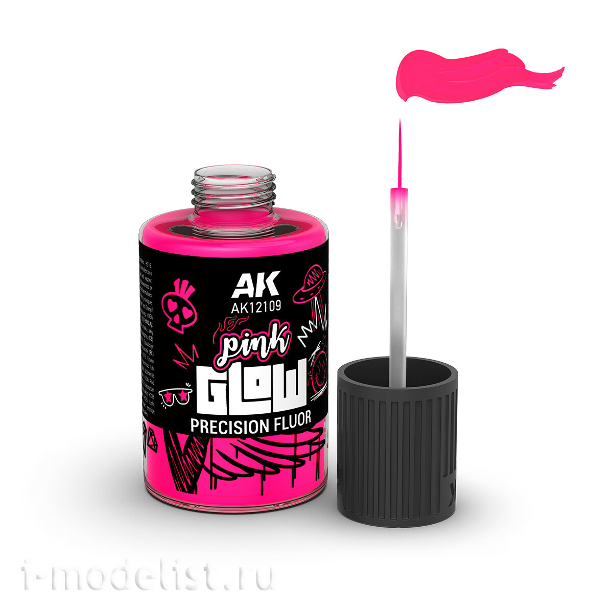 AK12109 AK Interactive Розовый флуоресцентный эффект / Pink Glow Precision Fluor