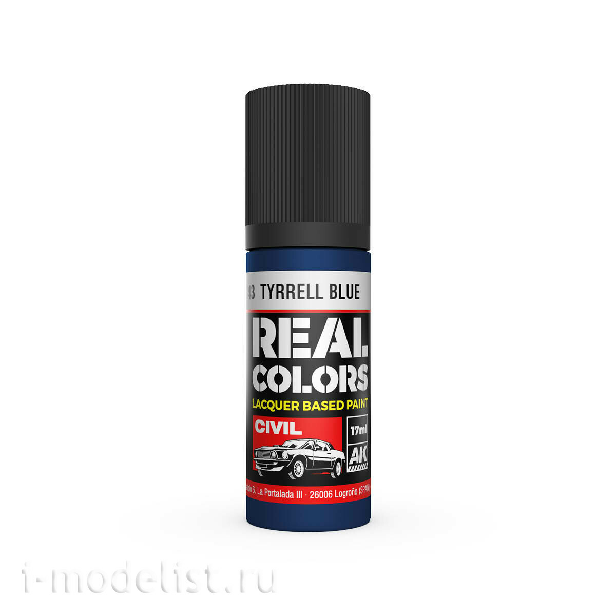 RC843 AK Interactive Лаковая краска Синий Тиррелл / Tyrrell Blue