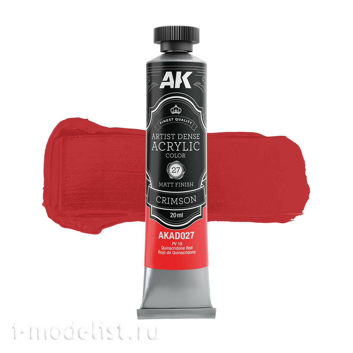 AKAD107 AK Interactive Набор красок красных цветов – художественный плотный акрил / Red Color Set – Artistic Dense Acrylic Color