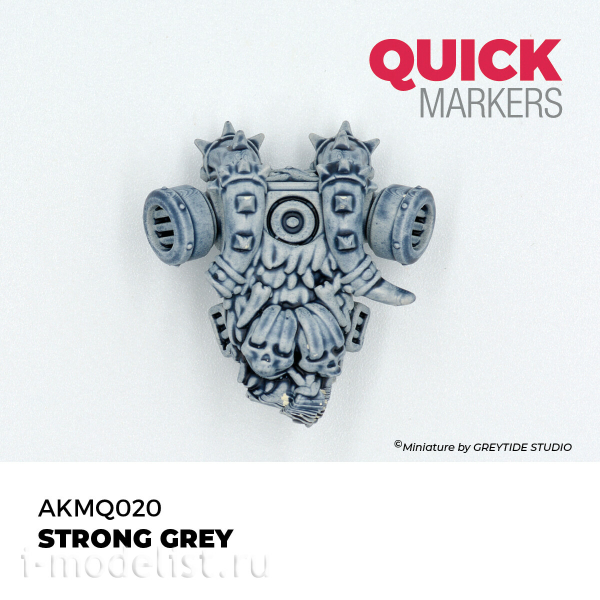 AKMQ020 AK Interactive Маркер QUICK MARKER - Сильный серый / Strong Grey