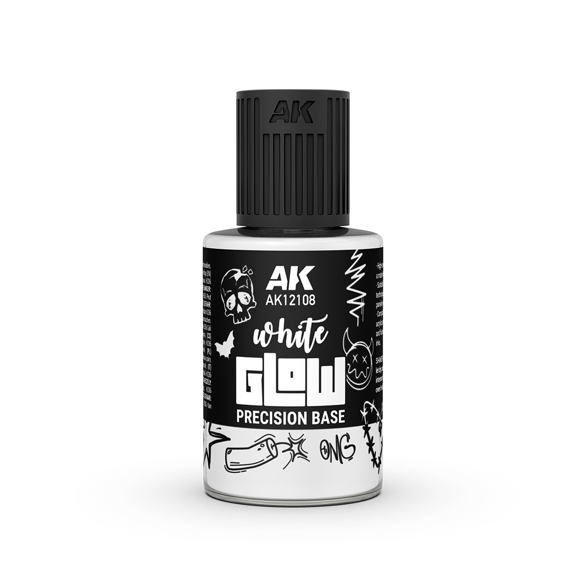 AK12108 AK Interactive Белая флуоресцентная база / White Glow Precision Base